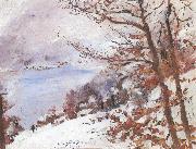 Lovis Corinth Walchensee im Winter oil on canvas